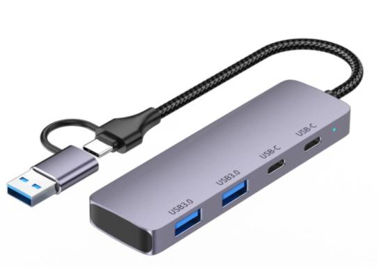 HAING HI-3002-TUH Type-C USB 3.0 Multifunctional 4 Port Adapter Hub