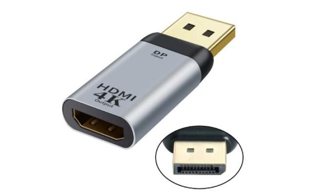 HAING HI-D100-DTH High Quality Display Port to HDMI Adapter