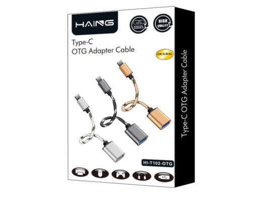 HAING HI-T102-OTG Type-C OTG Cable Adapter