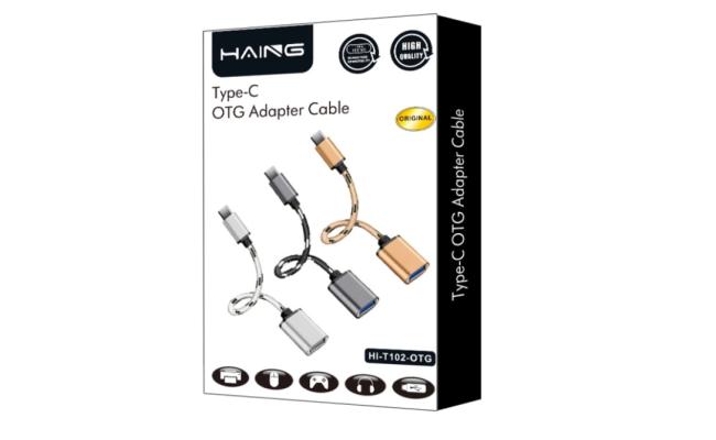 HAING HI-T102-OTG Type-C OTG Cable Adapter