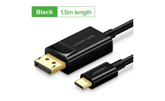 UGREEN 50994 USB-C to DP Cable 1.5M- Black