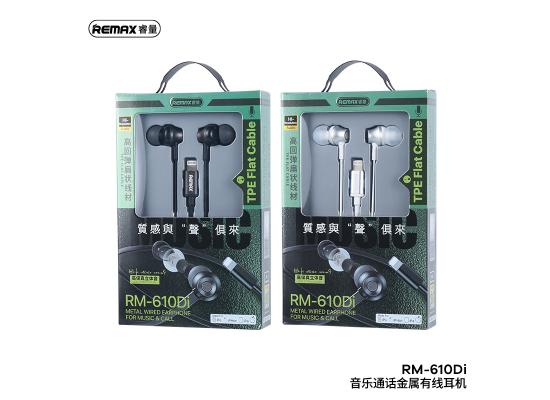 Remax RM-610Di Metal Wired Earphone For Music & Call