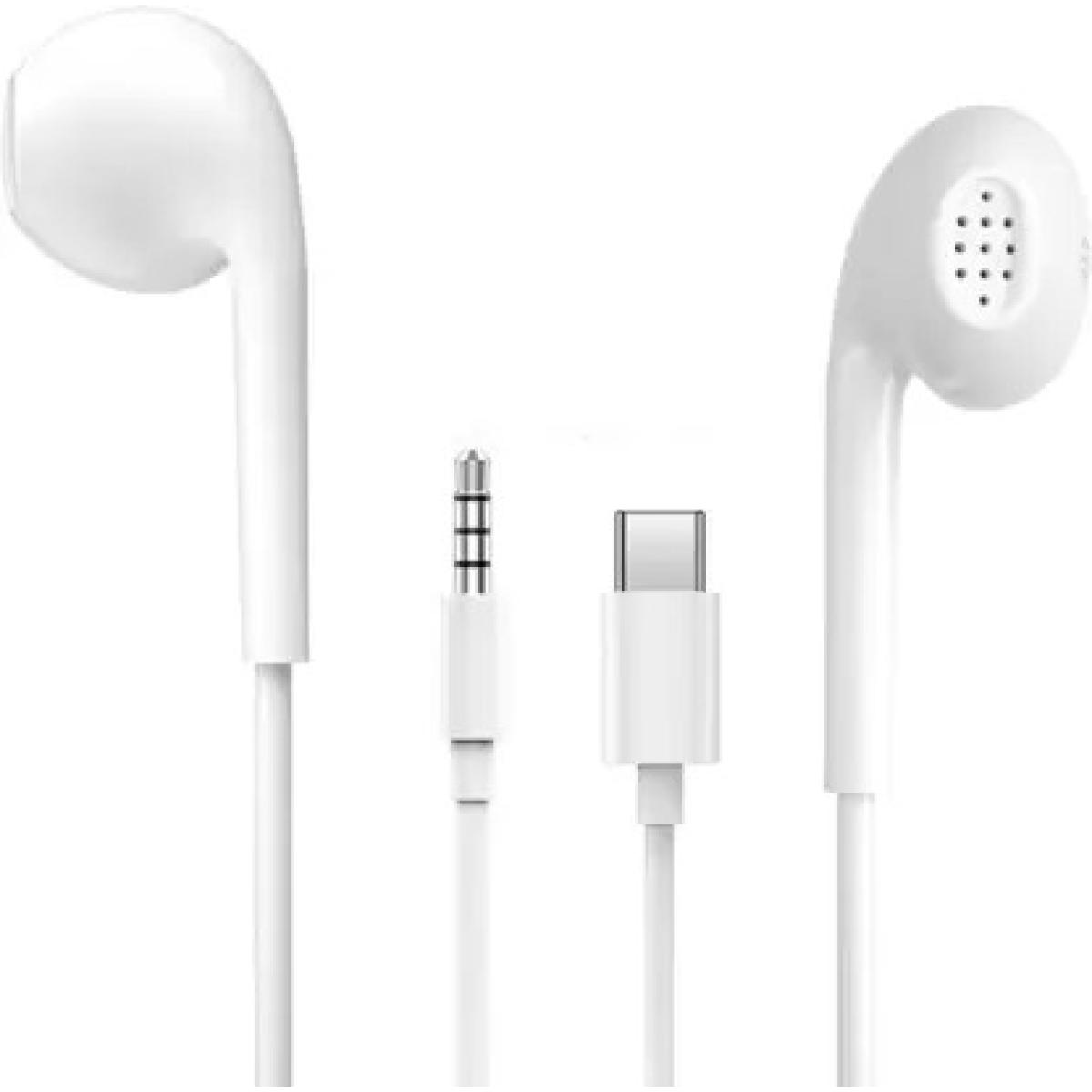 WK Design Y12 Wired Earphone Type C - White