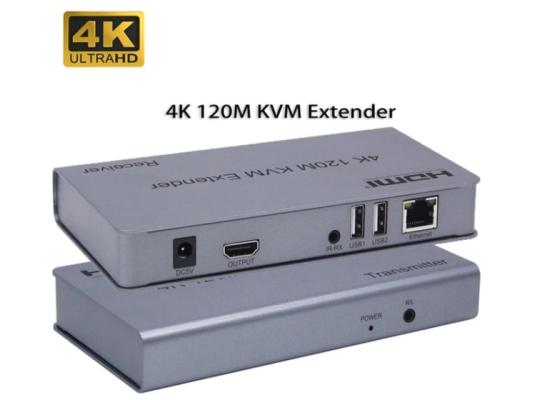 HAING HI-0120-HKE 4K HDMI Extender with USB KVM 120M