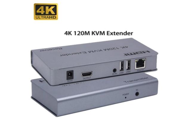 HAING HI-0120-HKE 4K HDMI Extender with USB KVM 120M