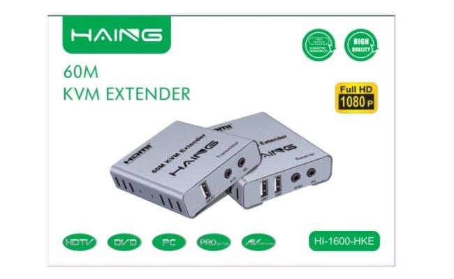 HAING HI-1600-HKE HDMI Extender with USB KVM 60M 1080P