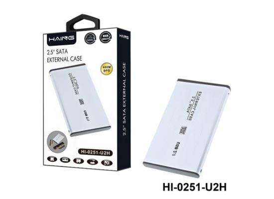 HAING USB 2.5 inch Hard Drive HD SATA External Enclosure Case