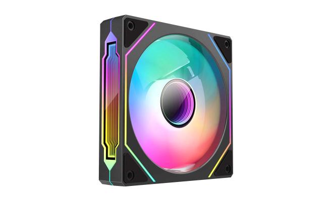 Huntkey GS120 RGB Gaming Fan -Black