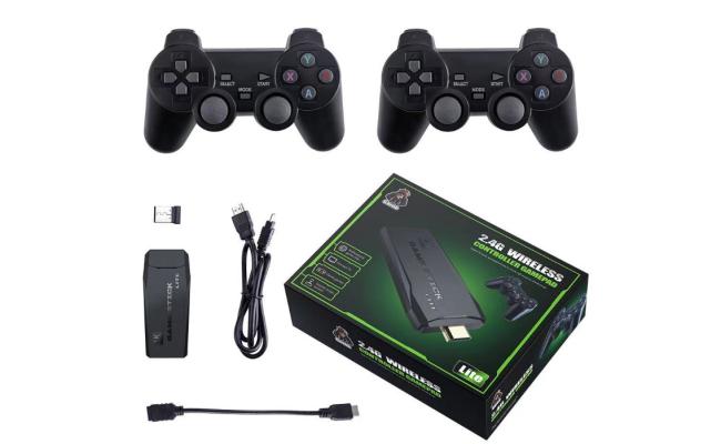 M8 Video Game Console 2.4G Double Wireless Controller Gamepad