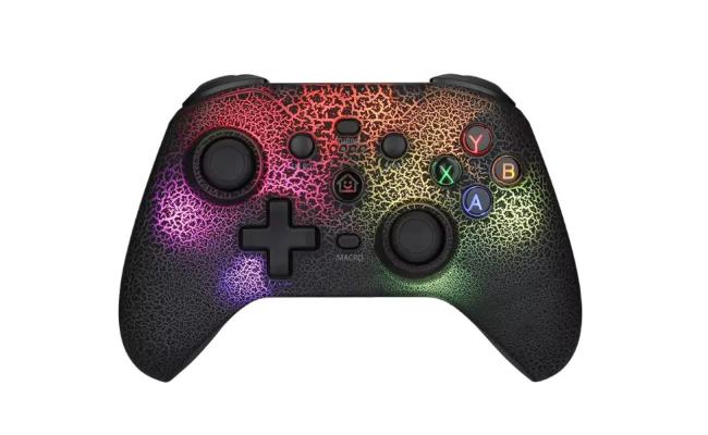 KXDG NS21 RGB Wireless Gaming Controller for PC,iOS,Android,PS4