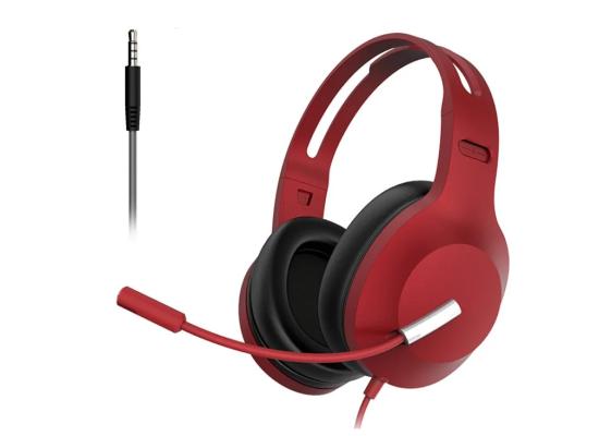 GM2001 Gaming Headset with mic 3.5mm -Red