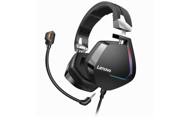 Lenovo H402 Wired Gaming Headphones with Active Noise Reduction