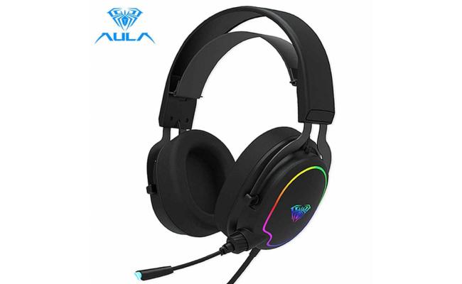 Aula F606 RGB Gaming Headset -50mm Drive For Mobile / PC / PS4 / Xbox One