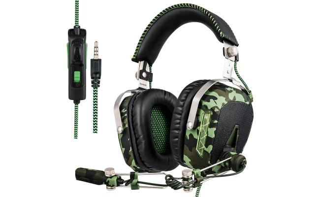 SADES SA926T Stereo Gaming Headset with Mic and Volume Control (Camouflage)