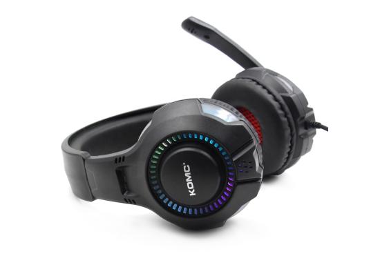  KOMC G301 Wired Computer Gaming Headphone for PC with RGB Flashing Light