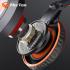 Meetion HP021 Stereo Backlit Gaming Wired Headset -Black&Orange