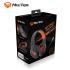 Meetion HP021 Stereo Backlit Gaming Wired Headset -Black&Orange