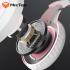 Meetion HP021 Stereo Backlit Gaming Wired Headset -White&Pink