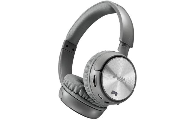 NIA Q2 On Ear Wireless Headset -Grey
