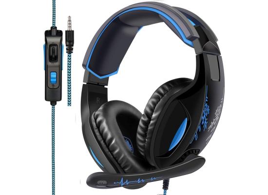 SADES SA816 Gaming Headset with Microphone Over-Ear Gaming 3.5 Headphones for PS4 /PC/Controller 