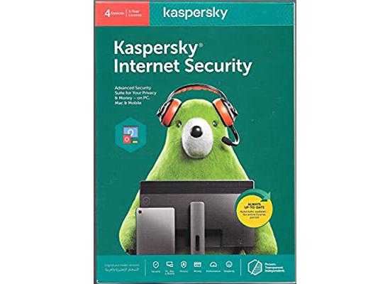 Kaspersky Internet Security, 1 Year License For 4 Devices