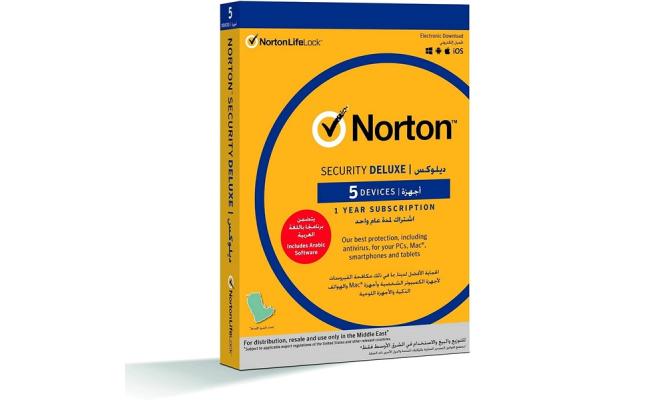 Norton Security Deluxe 3.0 Arabic, 5 Devices