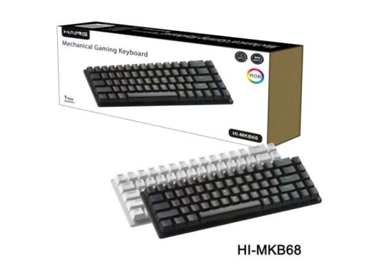 HAING HI-MKB68 Mechanical Wireless Gaming keyboard -White