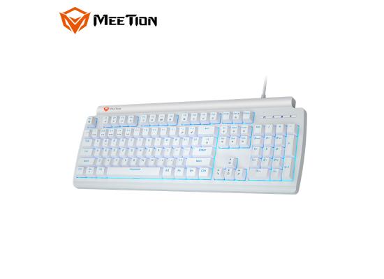Meetion MT-MK600 Blue Switch Olly Go Mechanical Gaming Keyboard -White