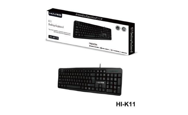 HAING HI-K11 Wired USB Computer Keyboard