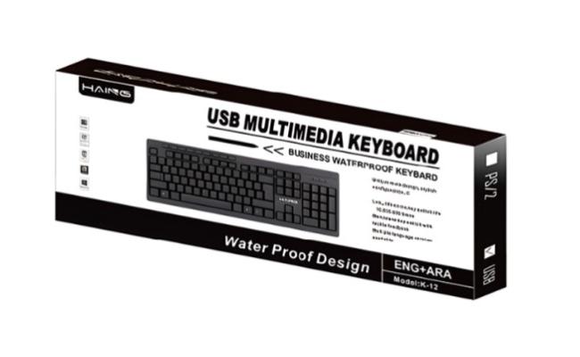 HAING HI-K12 Multimedia USB Computer Keyboard