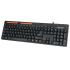 Meetion K600M Wired USB Multimedia Keyboard -Black