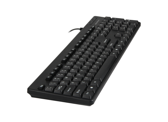 MeeTion MT-K100 USB Standard Corded Keyboard 