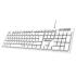 Meetion k300 USB Standard Wired Keyboard -White