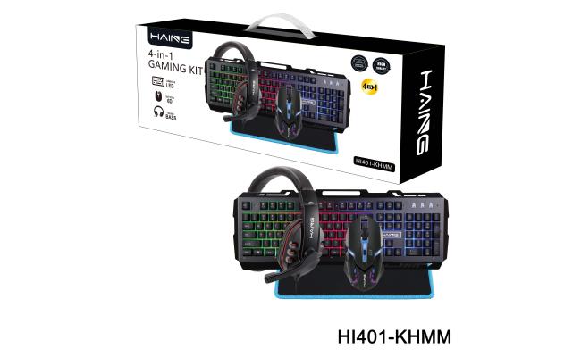 HAING HI-401-KHMM 4 in 1 Gaming Kit