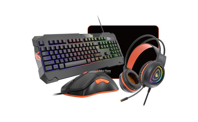 MeeTion MT-C505 Gaming Mouse Keyboard and Headset Combo with Mouse Pad
