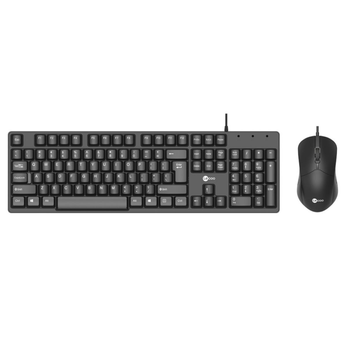 Lenovo Lecoo CM101 Wired Home Office Keyboard and Mouse Combo Set