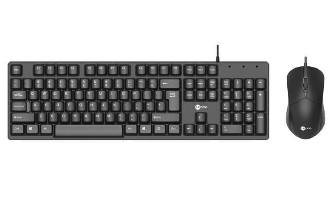 Lenovo Lecoo CM101 Wired Home Office Keyboard and Mouse Combo Set