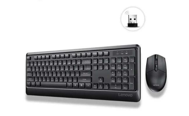 Lenovo KM102 Light & Thin Wireless Keyboard and Mouse Combo