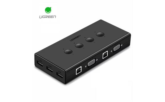 UGREEN CM154 4 Port USB KVM Switch Box