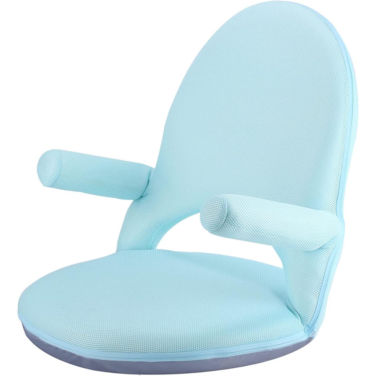 Nnewvante Floor Chair with Back Support and Armrest