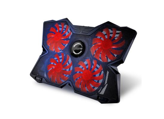 Coolcold K25 Cooling Pad for 12-17.3" Laptop Cooler, 4 Quite Fans