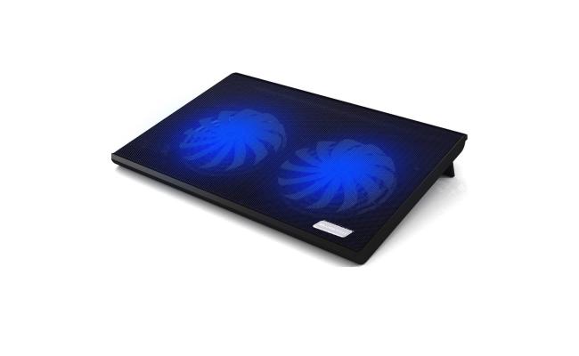 Slim Laptop Cooling Pad S2 with Two quiet 140mm 1200RPM Fans