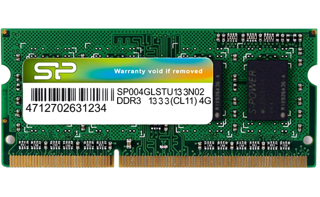 Silicon Power 4GB DDR3 SODIMM-1333 MHz For Laptop