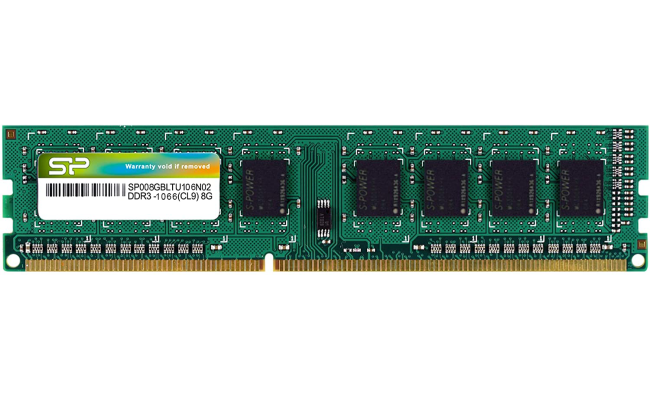 Silicon Power 8GB DDR3 UDIMM-1066 MHz For Desktop