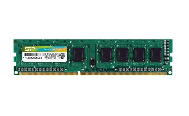 Silicon Power 4GB DDR3 UDIMM-1600 MHz For Desktop