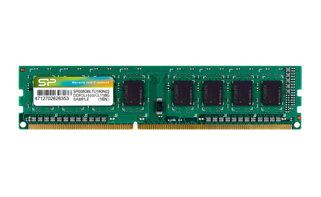 Silicon Power 8GB DDR3L Low Voltage UDIMM-1600 MHz For Desktop