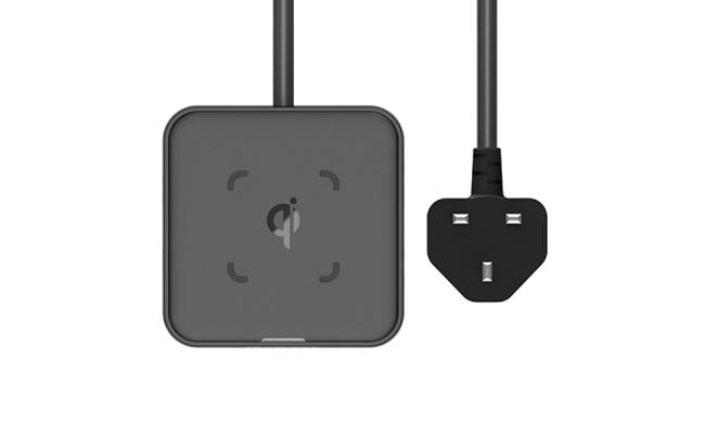 Huntkey SUA109 Wireless Charger Pad, 2 USB, Up to 10 W