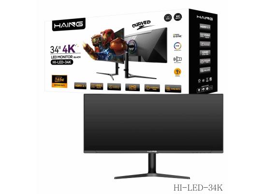 HAING HI-LED-34K 165Hz Gaming Monitor 34 Inch