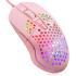 Haing Lightweight Gaming USB Mouse-Black & Pink