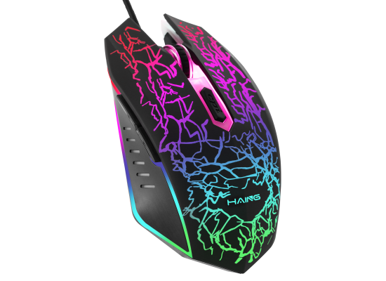 HAING GM200 RGB Wired Dazzling Gaming Mouse